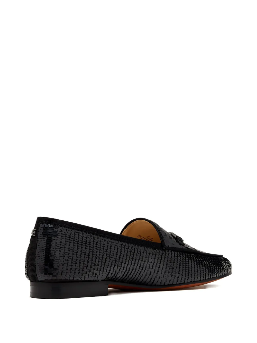 Sam Edelman sequined horsebit loafers Black