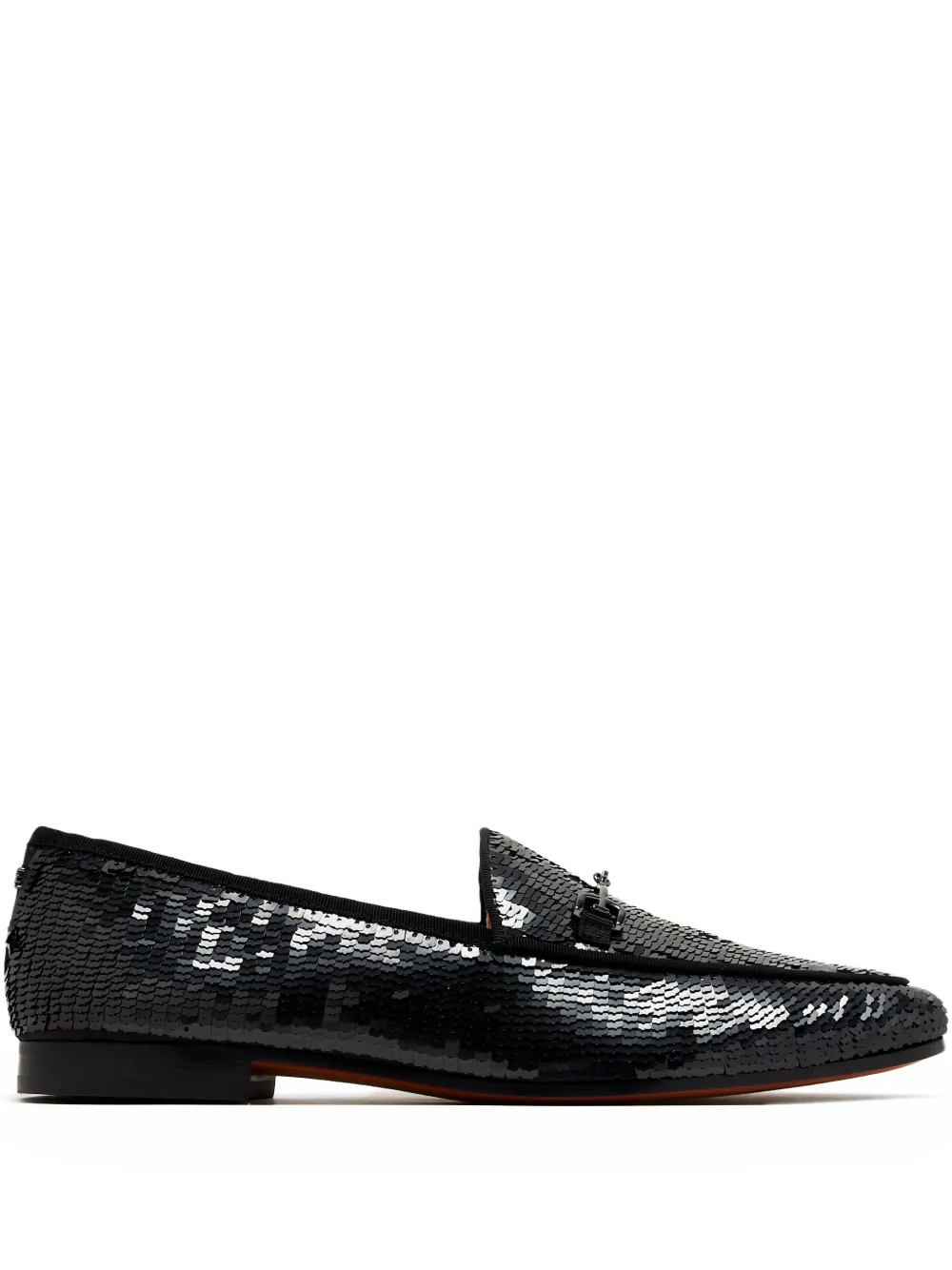 Sam Edelman sequined horsebit loafers Black