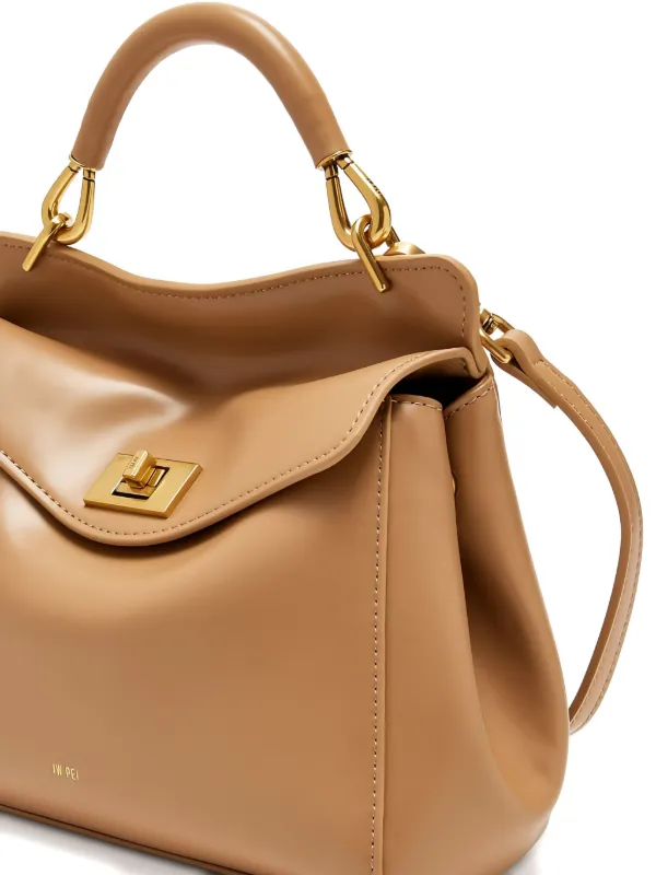 JW Pei Lucia top-handle Tote Bag | Brown | FARFETCH JO