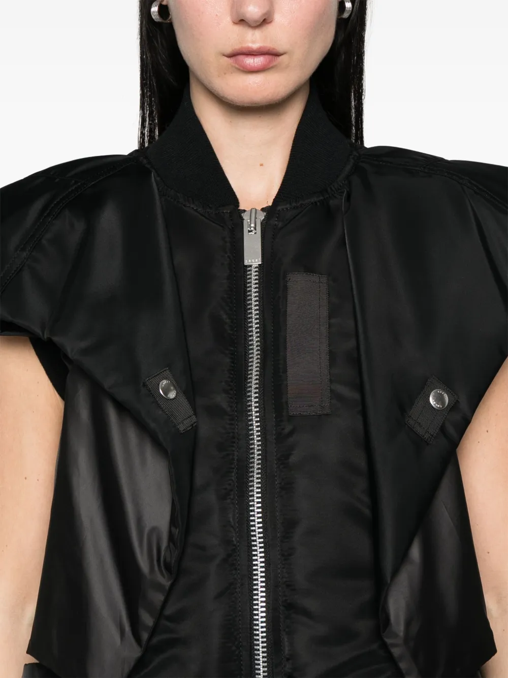 sacai Bodywarmer Zwart