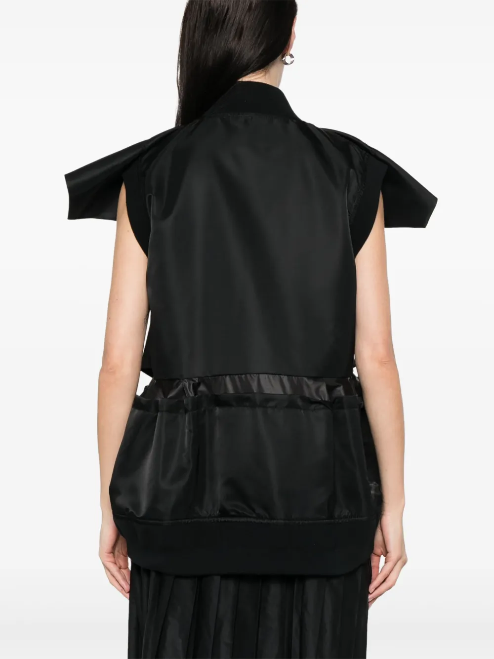 sacai Bodywarmer Zwart