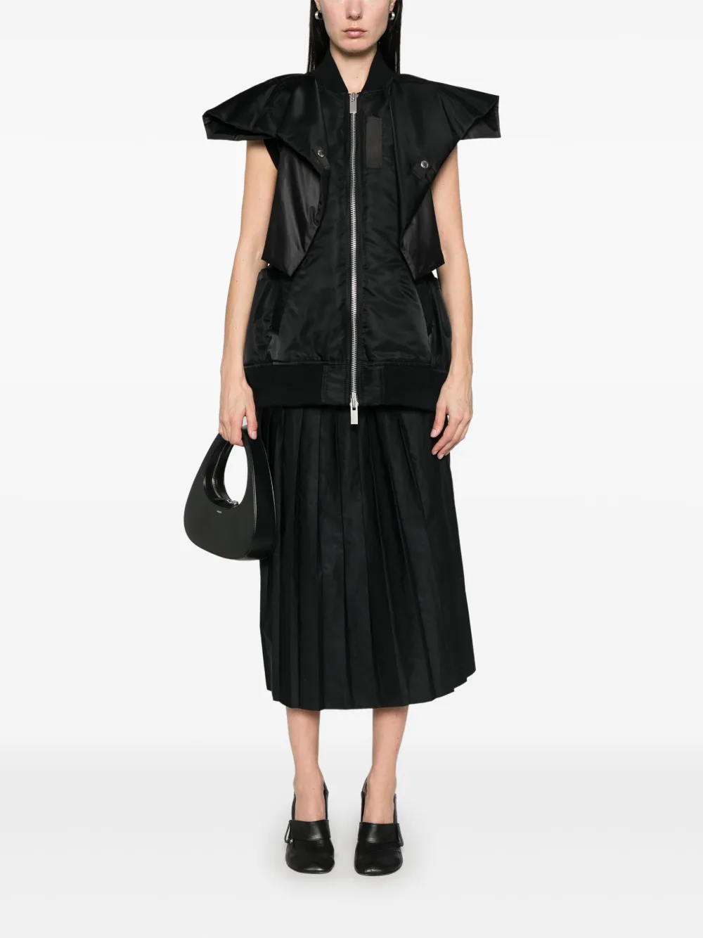 sacai Bodywarmer Zwart