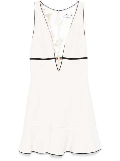 Elisabetta Franchi vestido corto en crepé