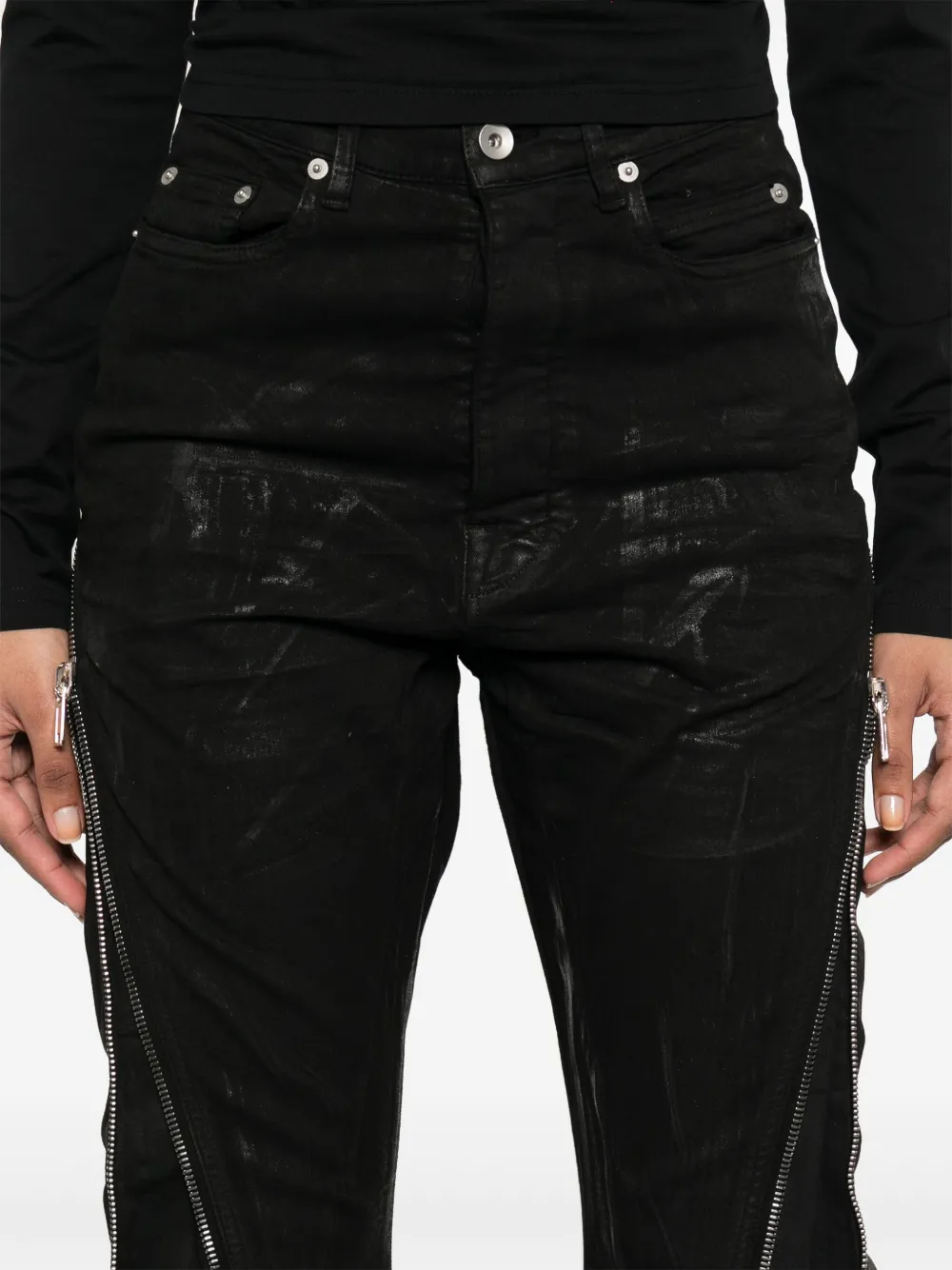 Rick Owens DRKSHDW Bolan Banana jeans Zwart