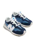 New Balance Kids 327 New-B Hook & Loop logo sneakers - Blue