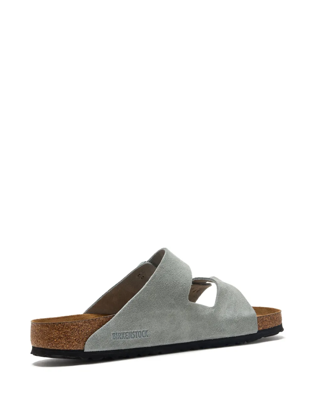 Birkenstock Arizona suede double-buckle sandals Grey