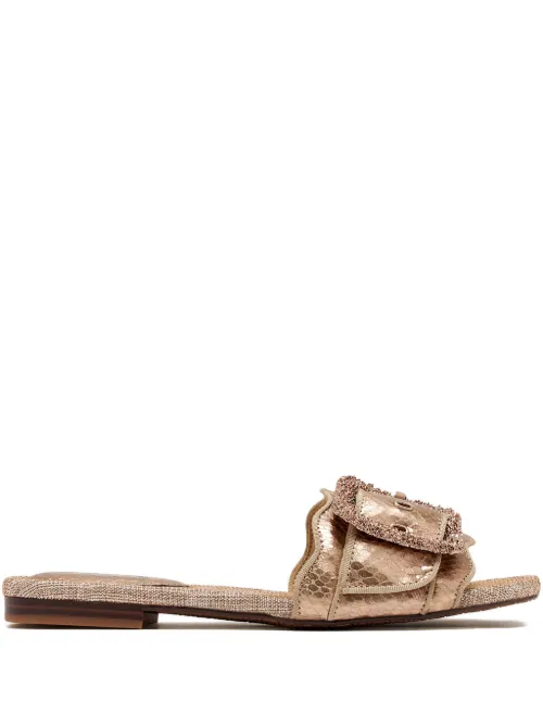 Sandales à boucle à ornements - Sam Edelman - Modalova