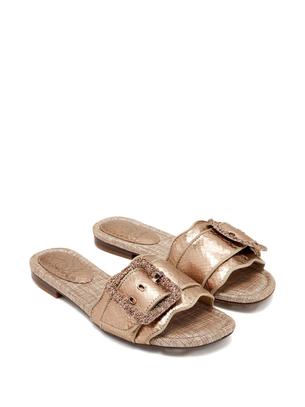 Sam Edelman embellished buckle-detail sandals | Flat Sandals | Image 2