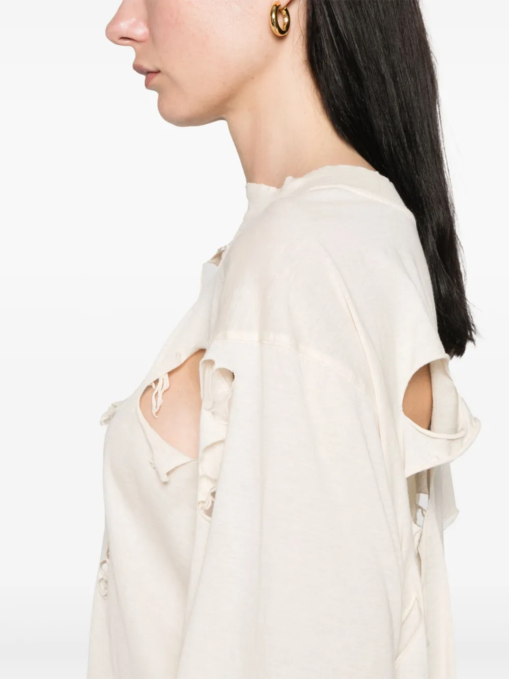 Rick Owens DRKSHDW Walrus T sjaal Beige