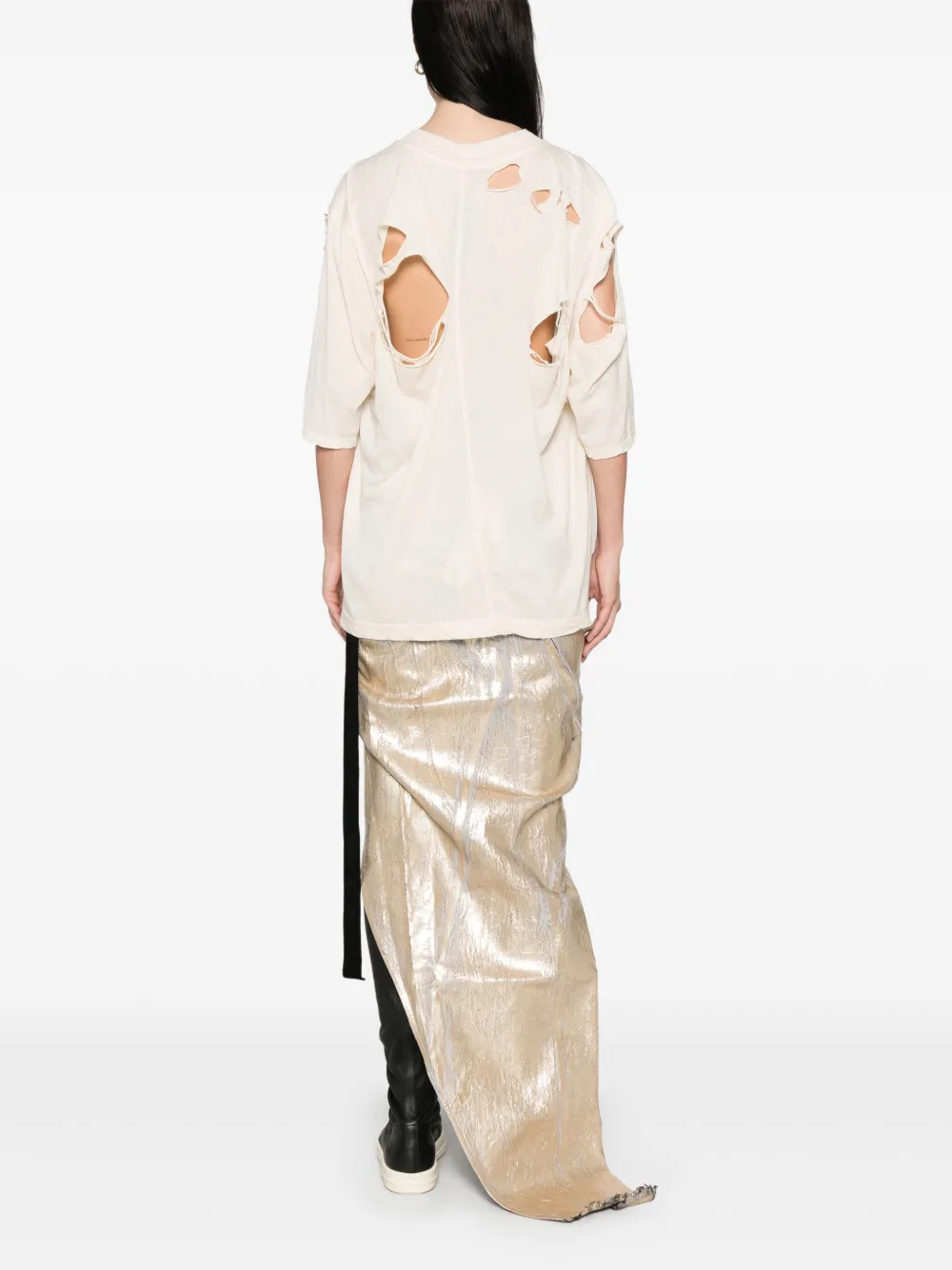 Rick Owens DRKSHDW Walrus T sjaal Beige