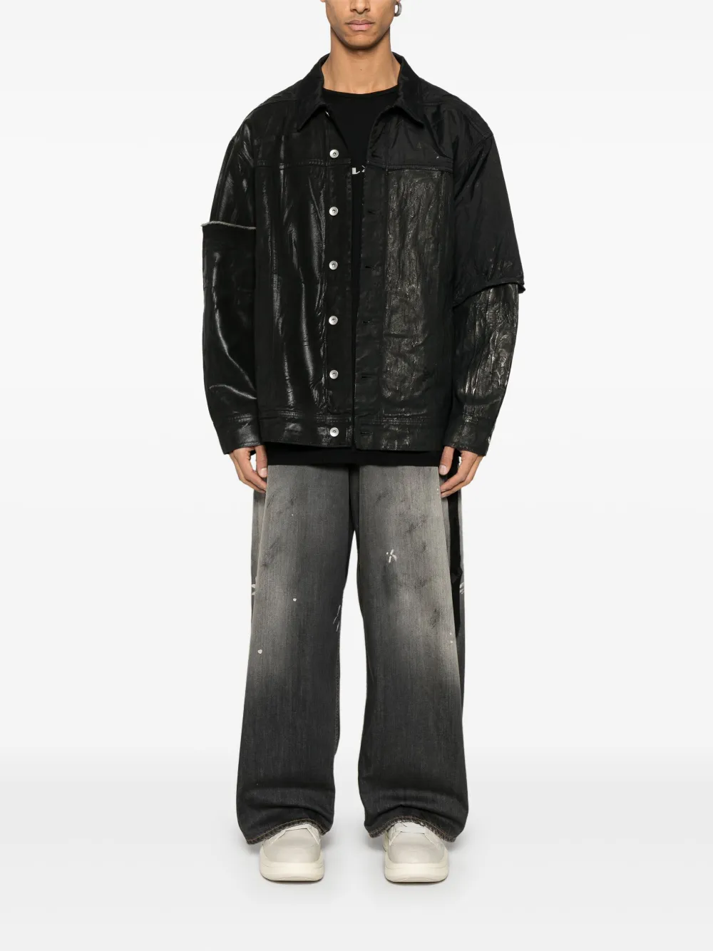 Rick Owens DRKSHDW Jumbo cargo jack - Zwart