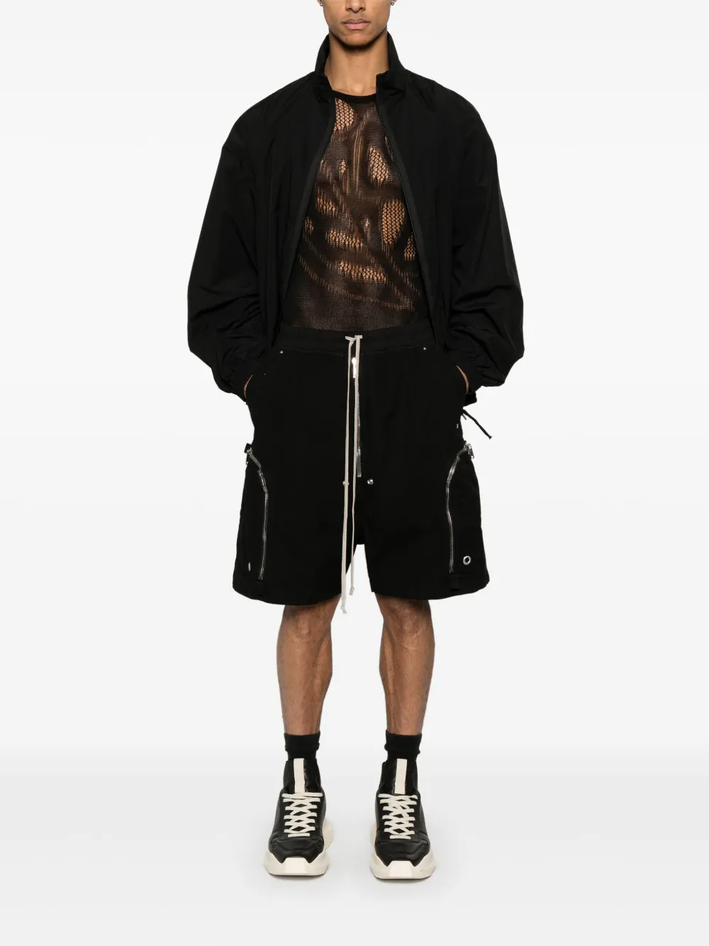 Rick Owens DRKSHDW Bauhaus shorts - Zwart