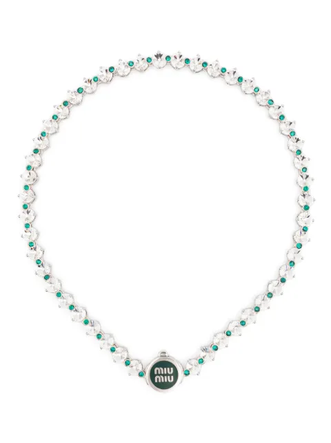 Miu Miu crystal necklace  