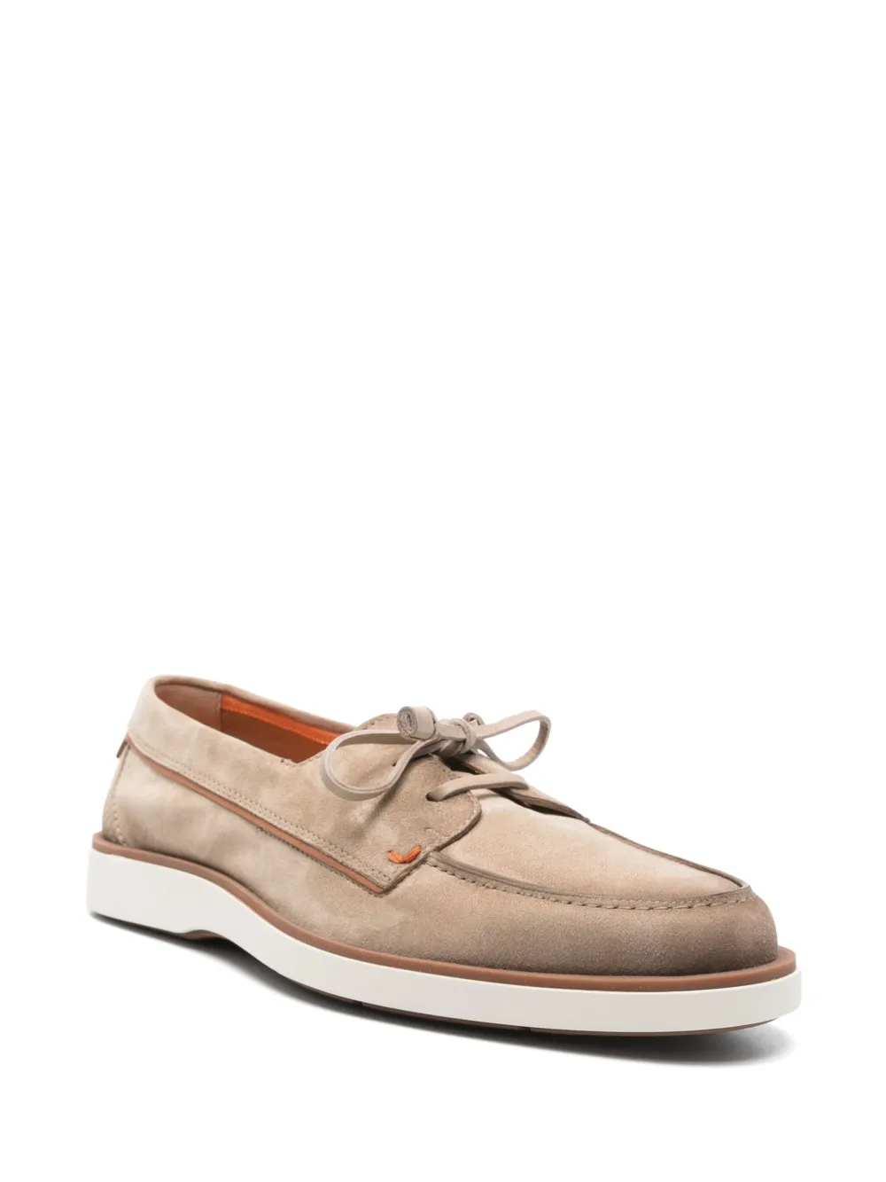 Santoni Suède loafers - Beige