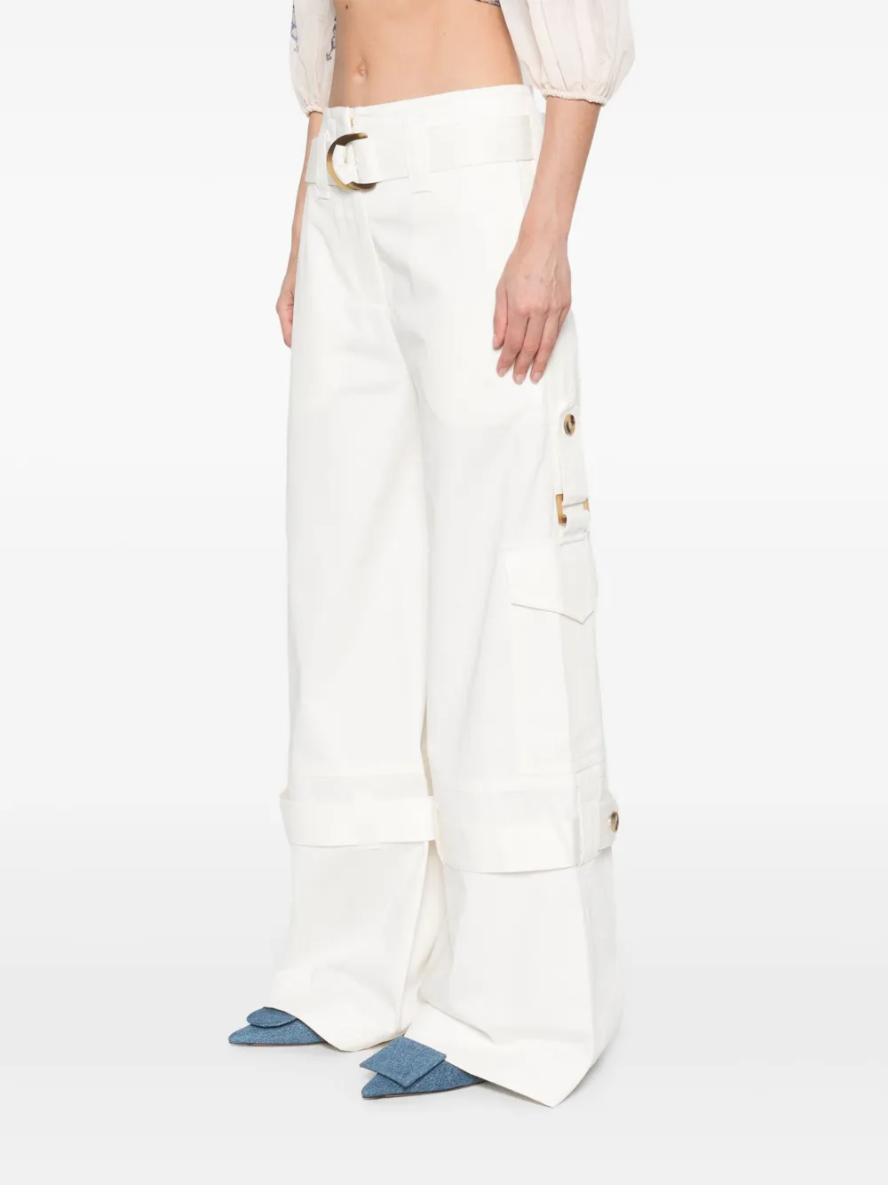 ZIMMERMANN Illuminate cargo broek Wit