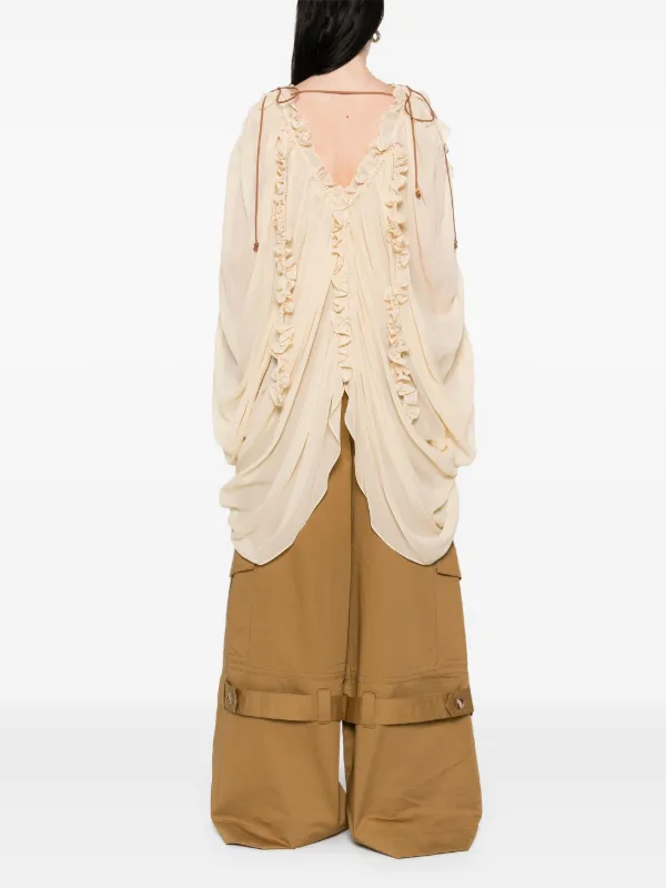 ZIMMERMANN Illuminate Blouse | Neutrals | FARFETCH CH ZIMMERMANN Illuminate Blouse | Neutrals | FARFETCH CH