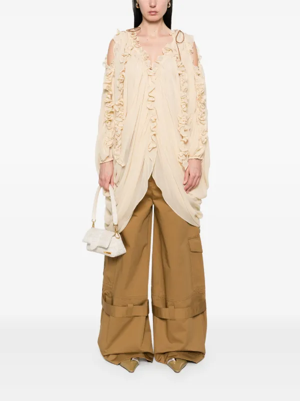 ︎ssw♡  ZIMMERMANN Illuminate Blouse | Neutrals | FARFETCH CH