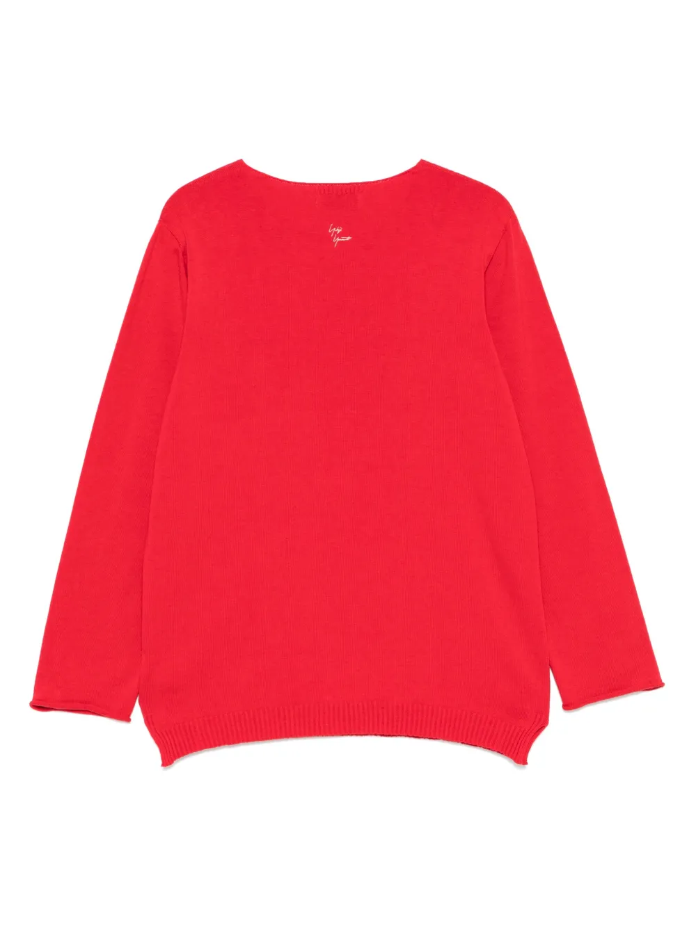 Yohji Yamamoto Top met ronde hals - Rood