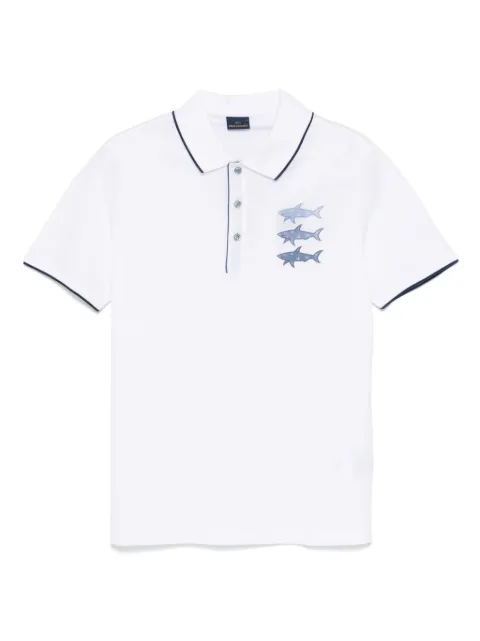 Paul & Shark playera tipo polo con logo estampado