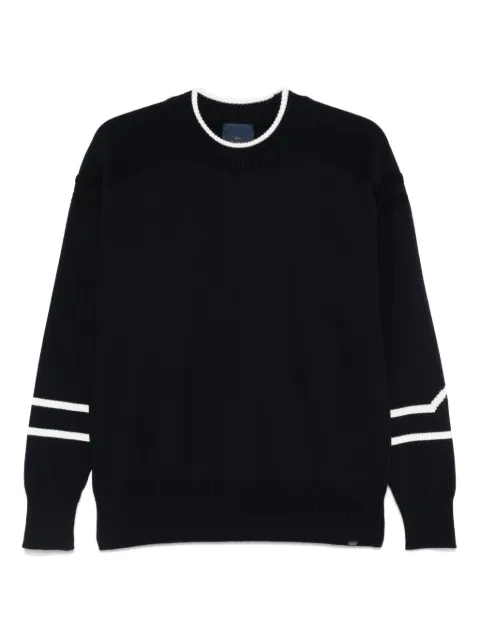 Paul & Shark logo-jacquard sweater 