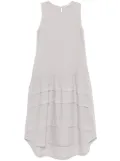 Peserico linen midi dress - Grey