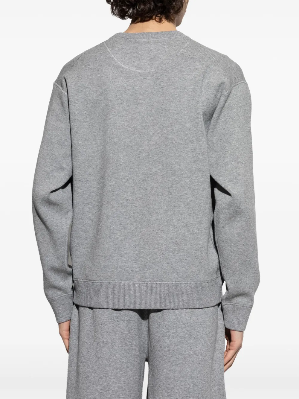 Theory Sweater met ronde hals Grijs