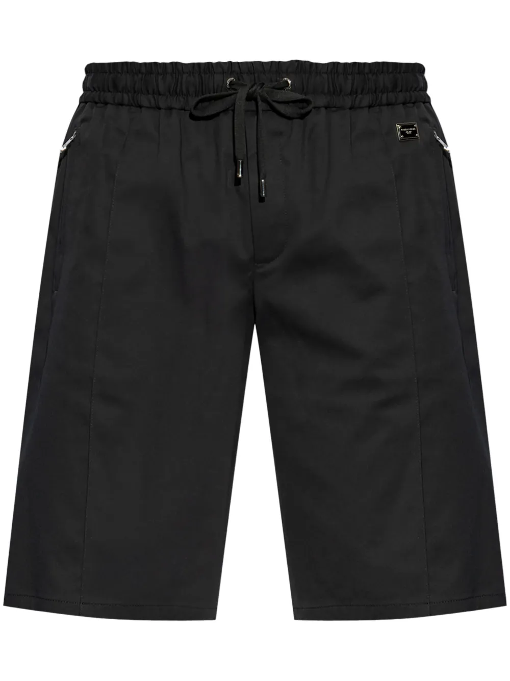 Dolce & Gabbana Trainingsshorts met logoplakkaat Zwart