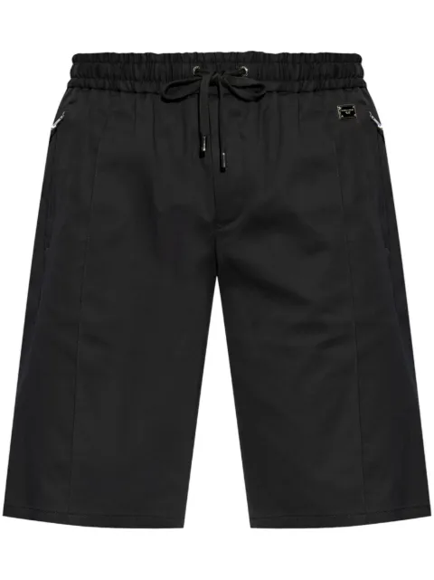 Dolce & Gabbana logo-plaque track shorts