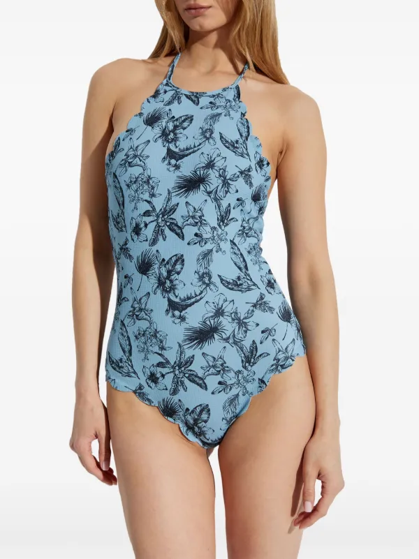 人気 新品 MARYSIA 水色 ワンピース水着 Mサイズ Marysia swim
