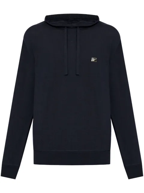 Dolce & Gabbana logo-plaque hoodie