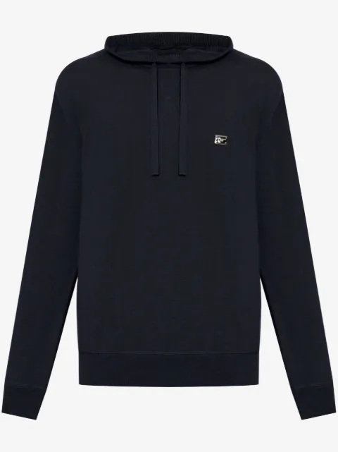 Dolce & Gabbana logo-plaque hoodie