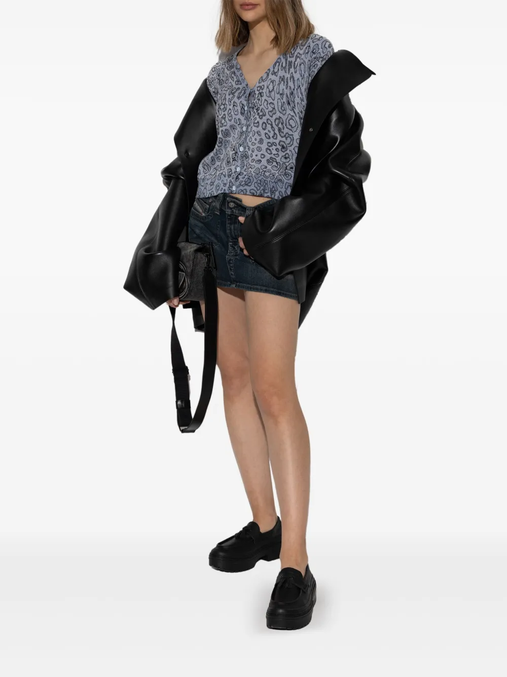 Diesel M-Alima vest Grijs