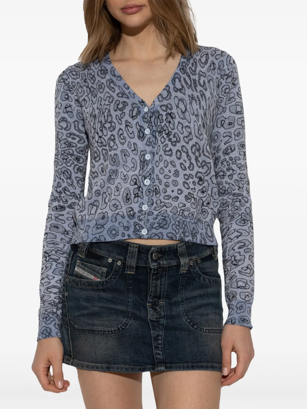 Diesel M-Alima vest Grijs
