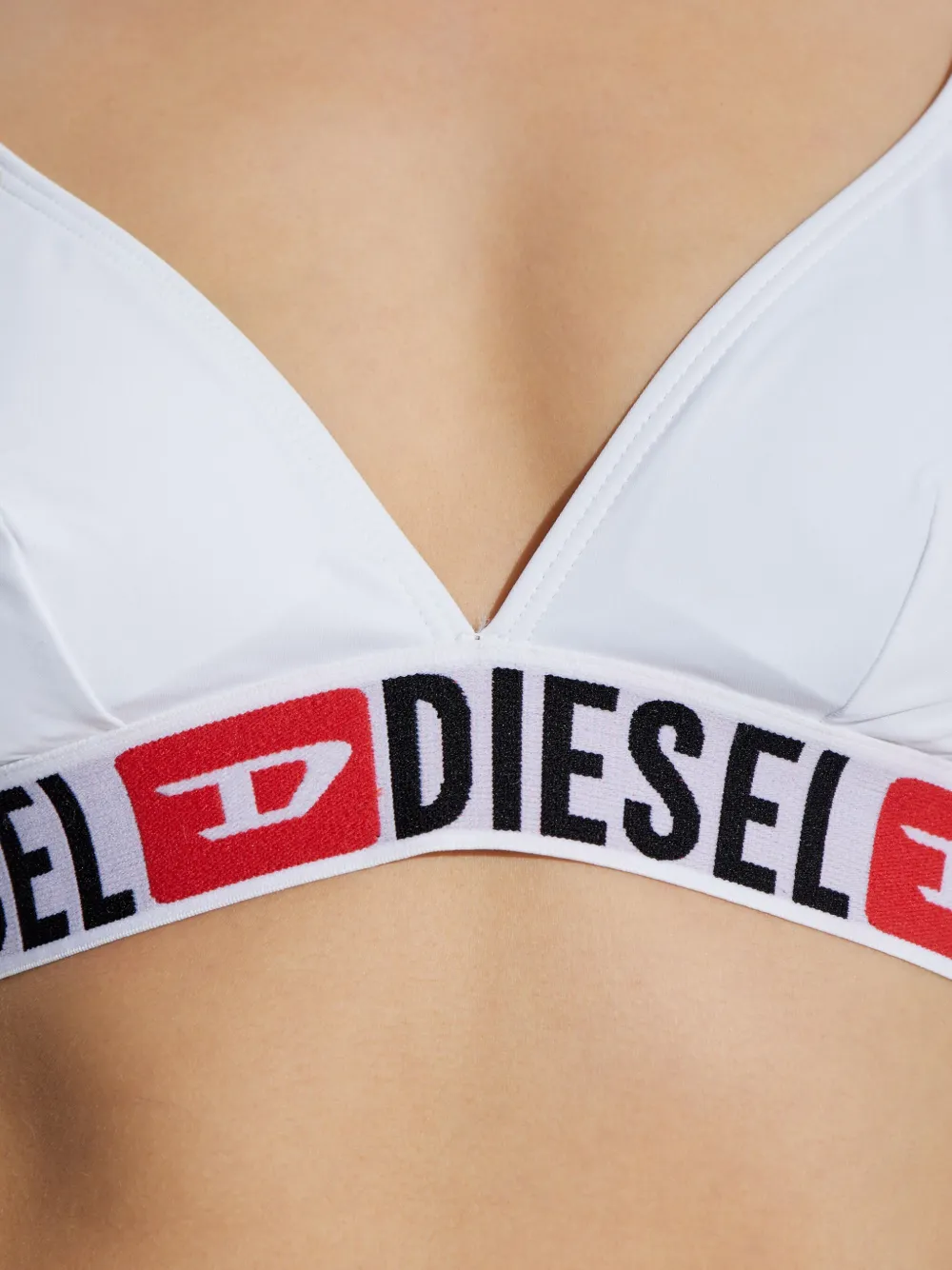 DIESEL LOGO-PRINT BRA