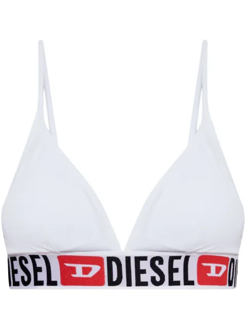 Diesel logo-print bra 