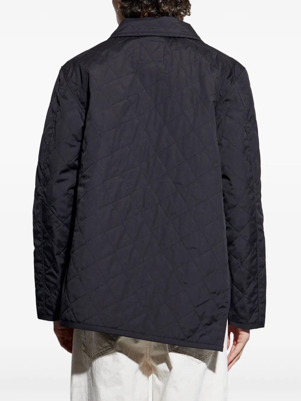 Comme Des Garçons Shirt Asymmetrisch gewatteerd shirtjack Zwart