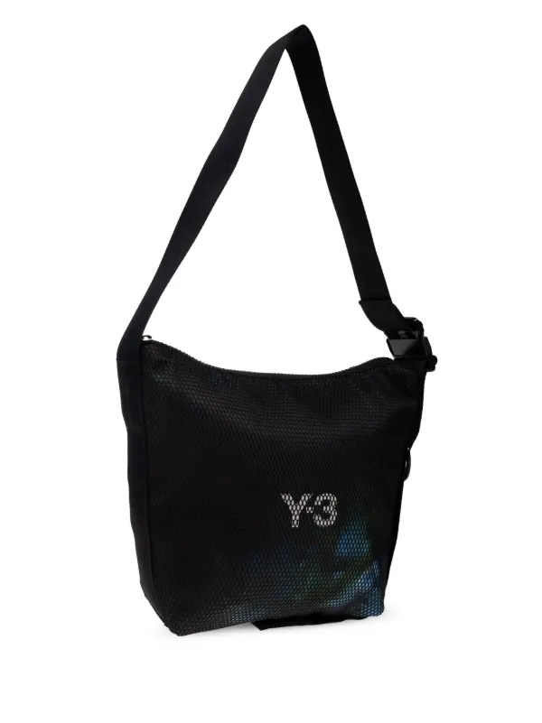 Y-3 Mesh Shoulder Bag | Black | FARFETCH