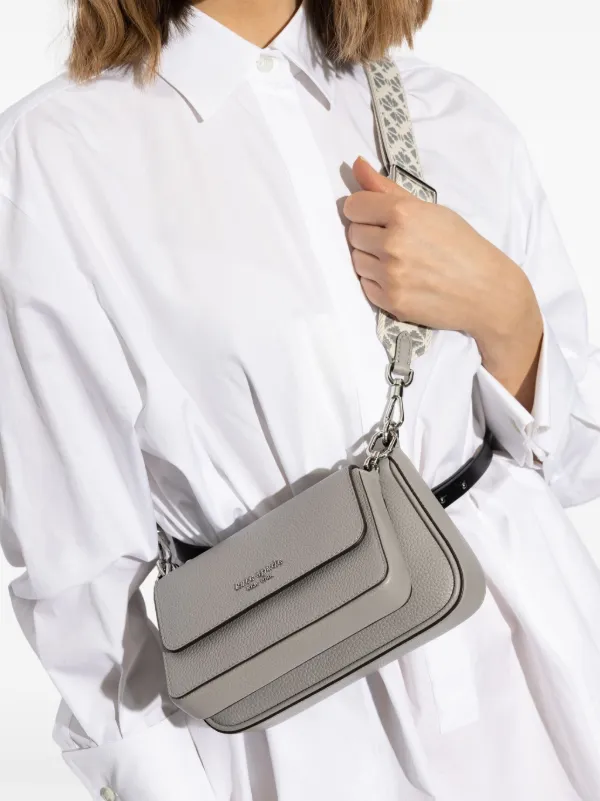 Kate Spade Double Up Shoulder Bag Grey FARFETCH PH