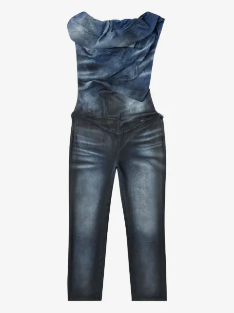 Diesel jumpsuit con diseño asimétrico