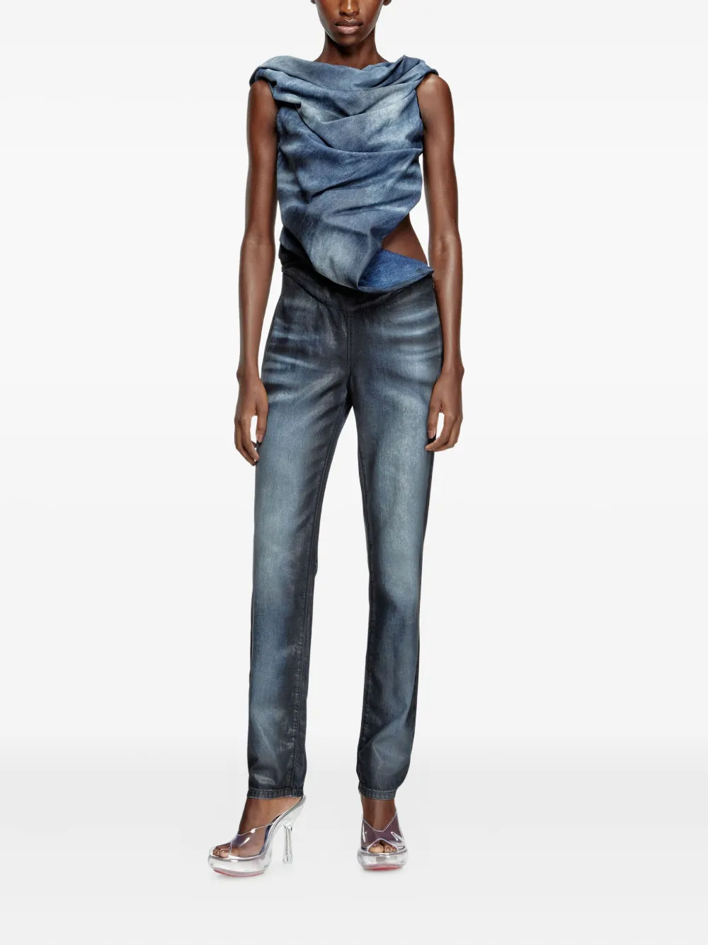 Diesel jumpsuit con diseño asimétrico | Jumpsuits largos | Image 2