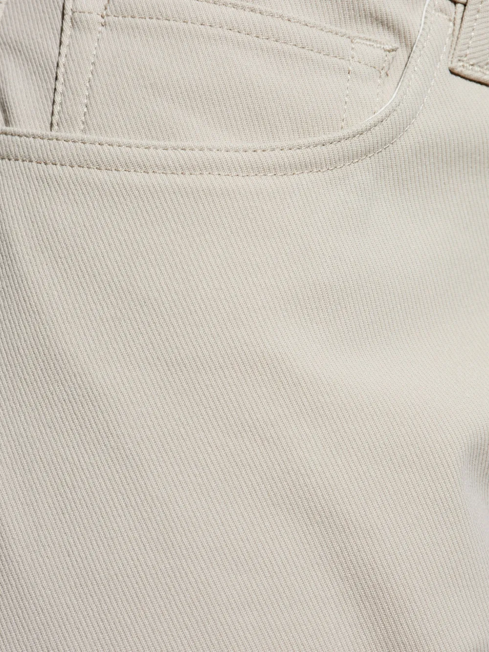 Theory Broek met toelopende pijpen Beige