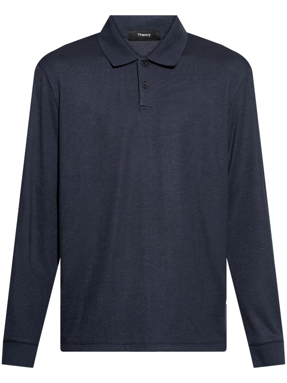 Theory long sleeved polo shirt | Blue | Image 1