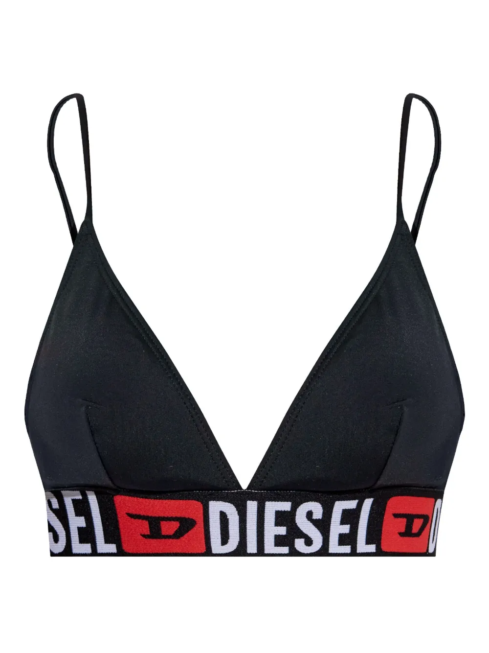 Diesel Bh met logoprint Zwart