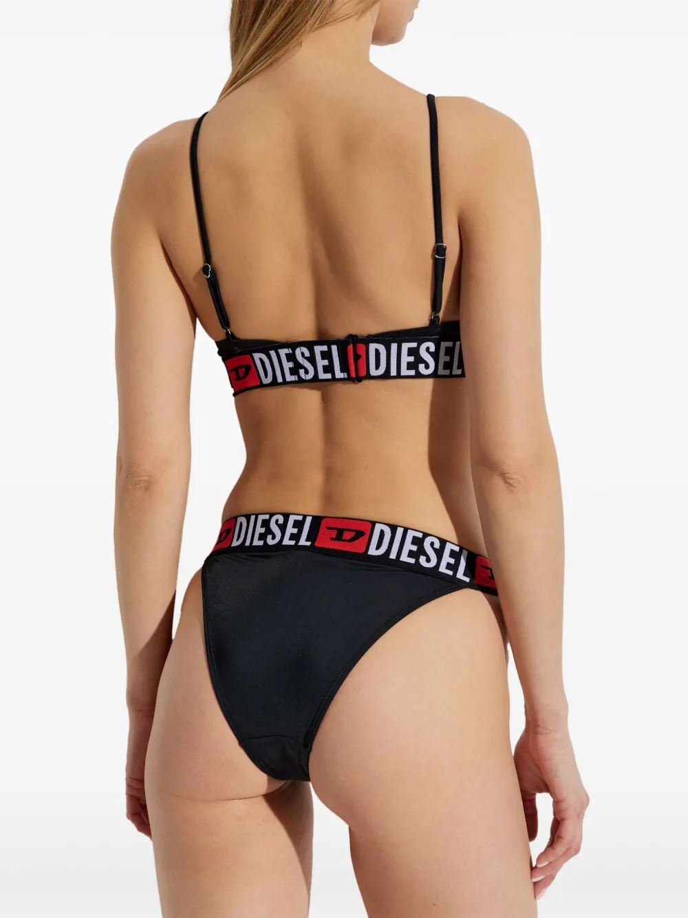 Diesel Bh met logoprint Zwart
