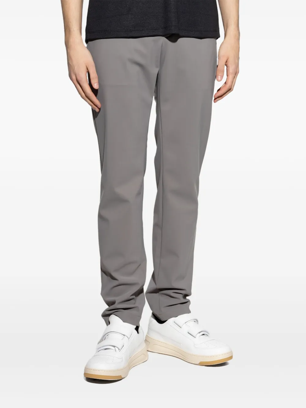 Theory Broek met toelopende pijpen Grijs