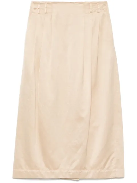 Peserico satin midi skirt