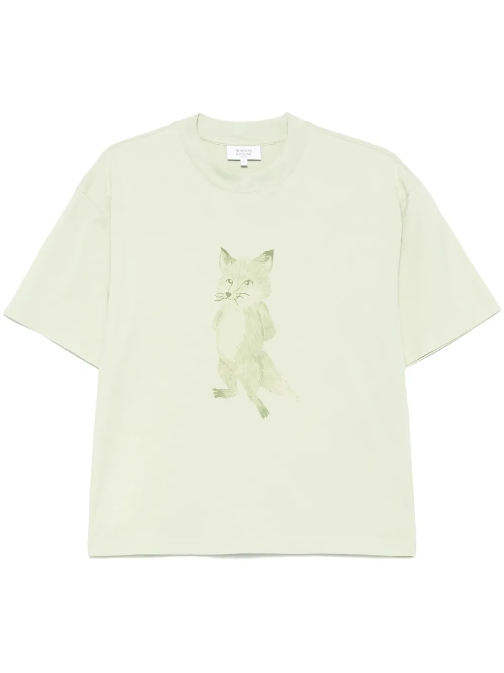 MAISON KITSUNÉ LADY FOX-PRINT T-SHIRT