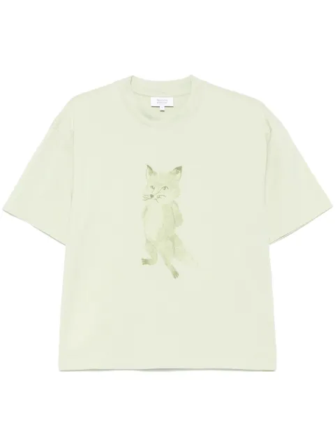 Maison Kitsuné T-shirt met Lady Fox-print