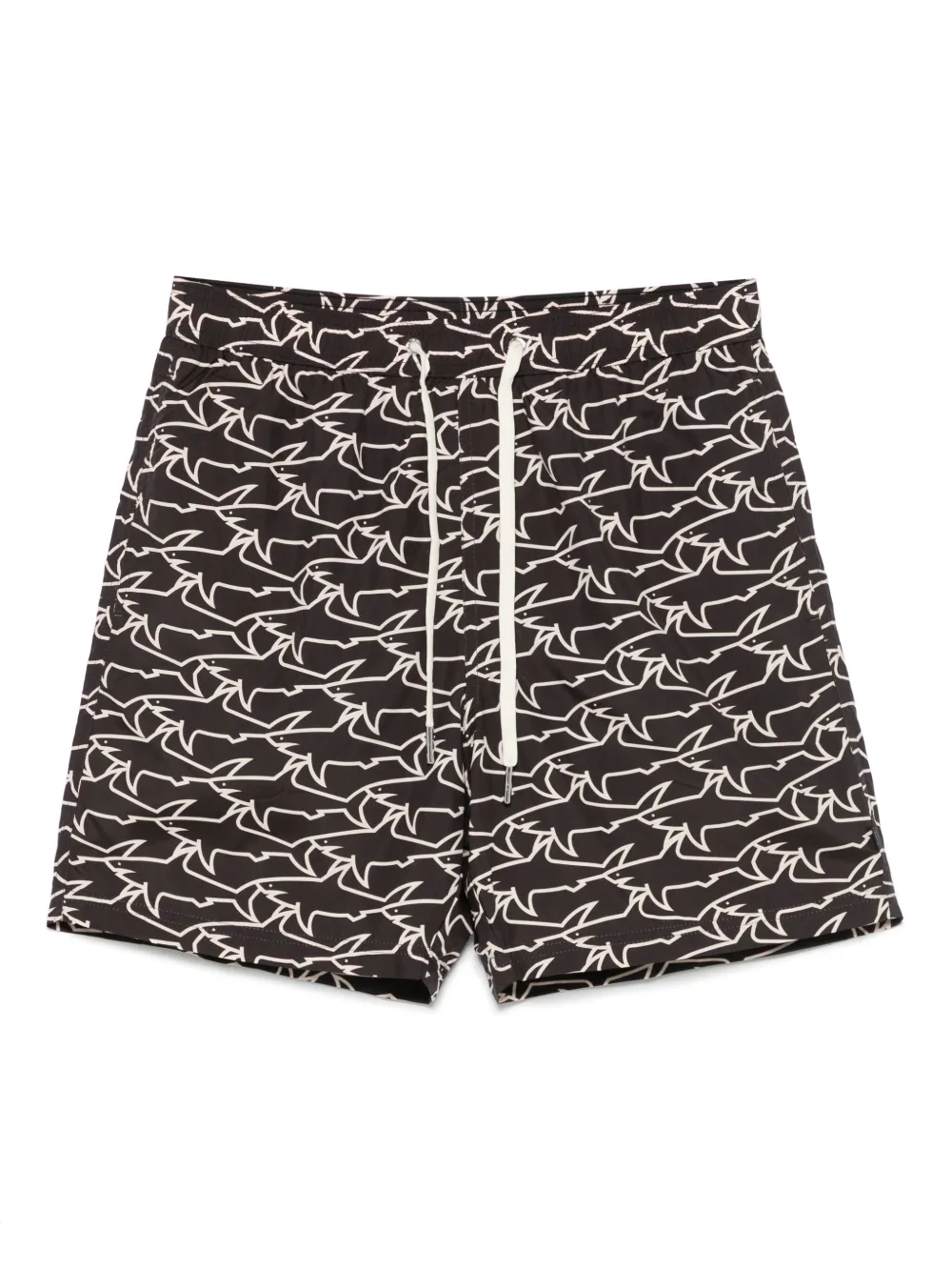Paul & Shark printed swim shorts | Black | Image 1