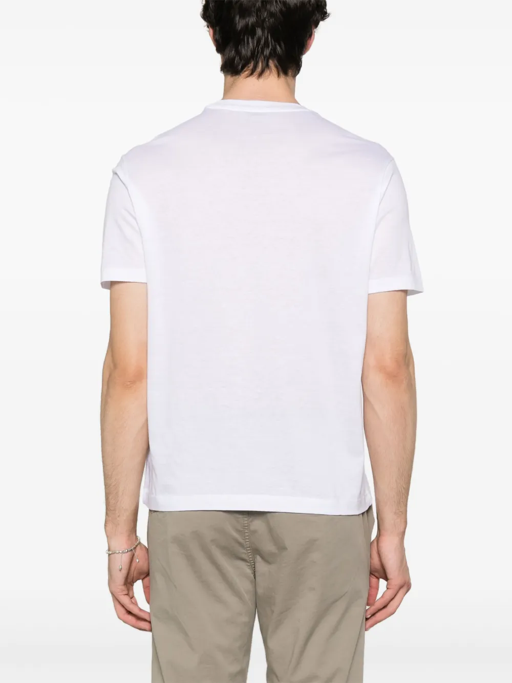 Paul & Shark T-shirt met geborduurd logo Wit